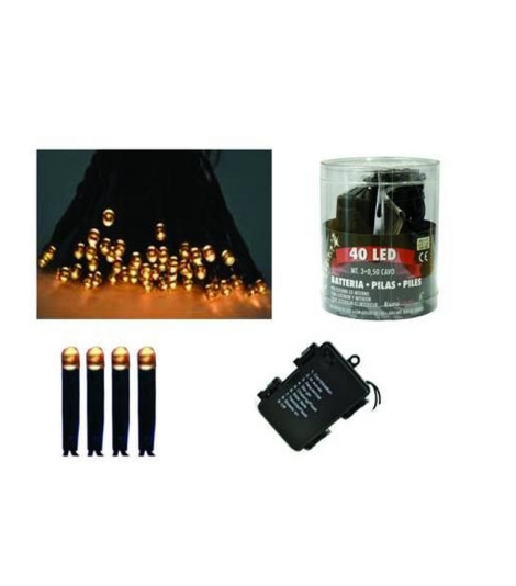 LUCI 40 LED BIANCO CALDO A...