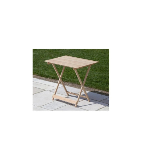 TAVOLO LEGNO 60X80 NATURALE