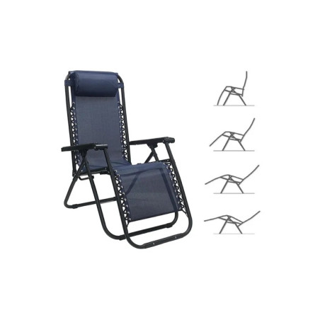 POLTRONA RELAX OXFORD COLORE BLU