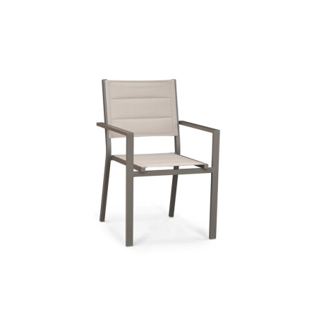 POLTRONA "STRETCH" IN ALLUMINIO TORTORA