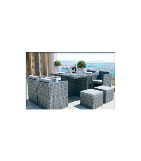 SET POLIRATTAN CUBO EIGHT 9...