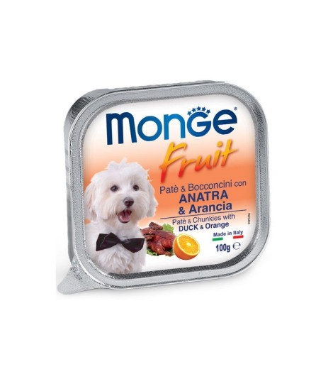 MONGE FRUIT dog DUCK/ORANGE...