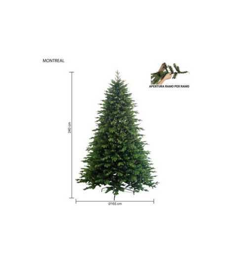 ALBERO MONTREAL VERDE CM 240