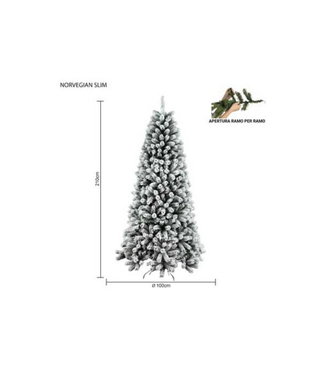 Albero NORVEGIAN SLIM cm 210