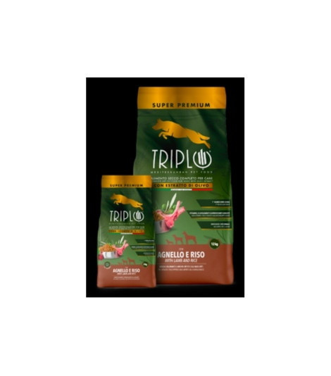 TRIPLO AGNELLO E RISO KG 3